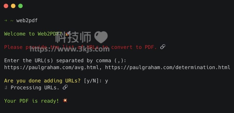 Web2pdf 网页转PDF工具