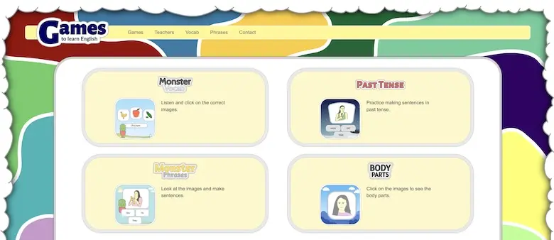 Online ESL Games：英语在线学习网站，轻松提升英语学习效果