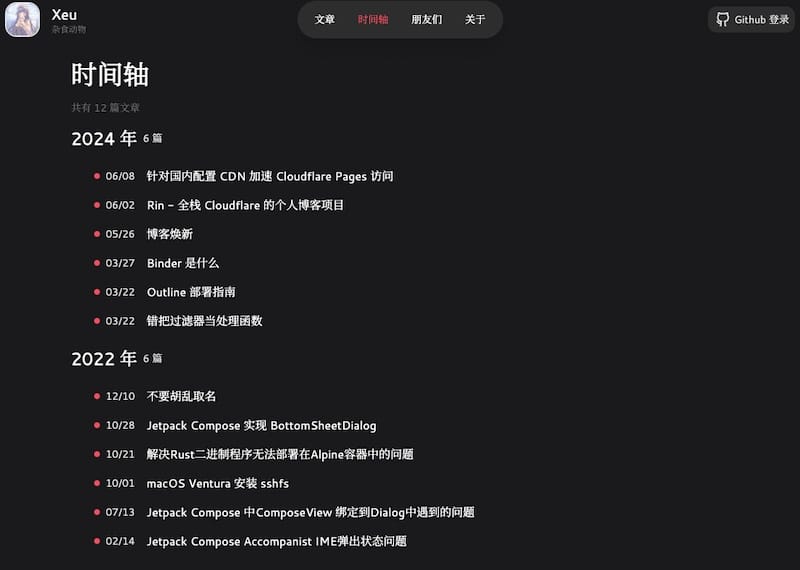 Rin 可直接部署在Cloudflare的博客程序