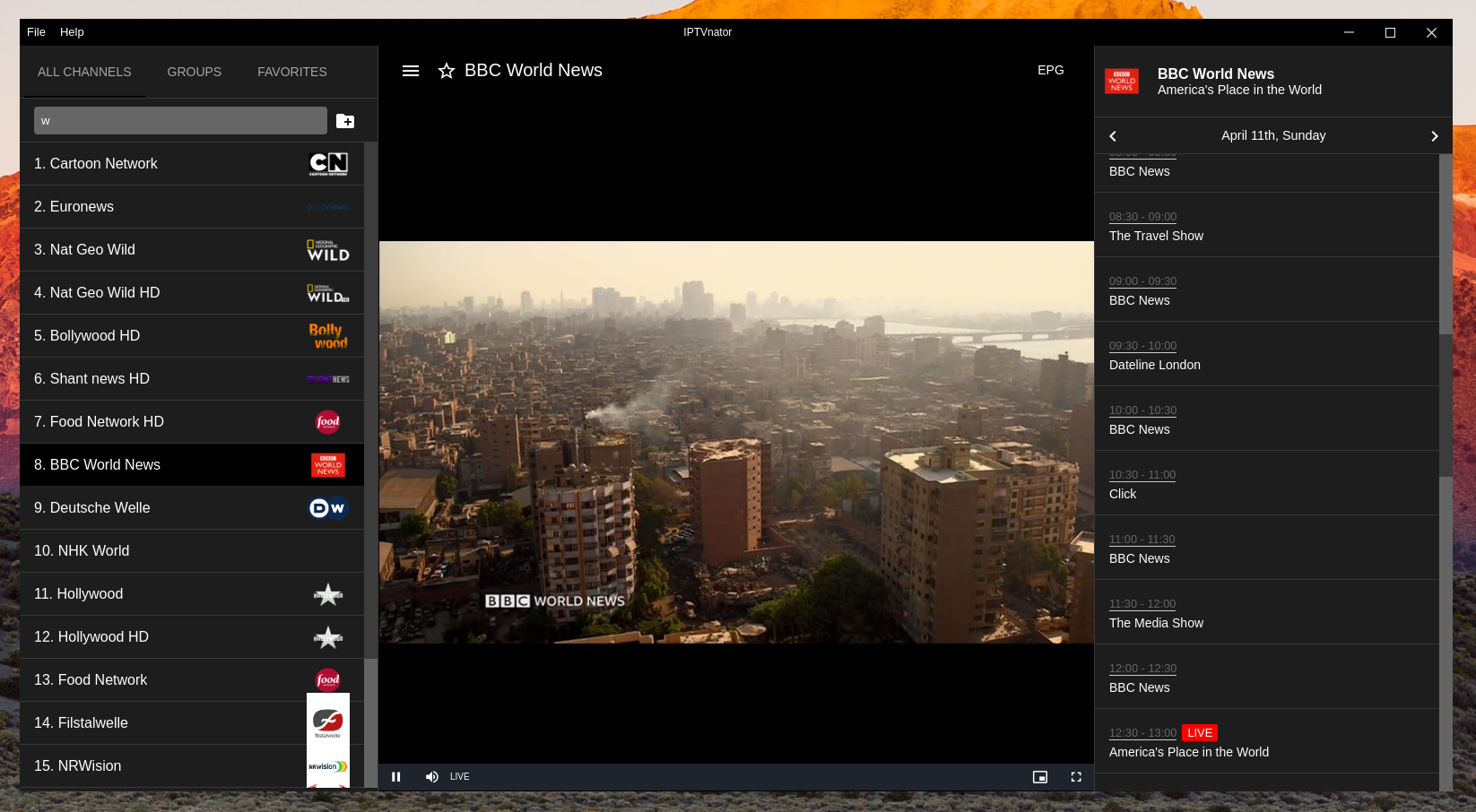 IPTVnator – 最方便的开源 IPTV 播放器
