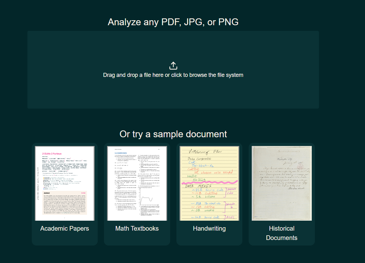 olmOCR |一款免费开源的专门用于训练语言模型以处理 PDF 文档工具包