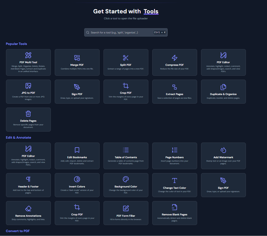 BentoPDF|自部署型全能PDF处理利器，轻松搞定文档编辑与格式转换